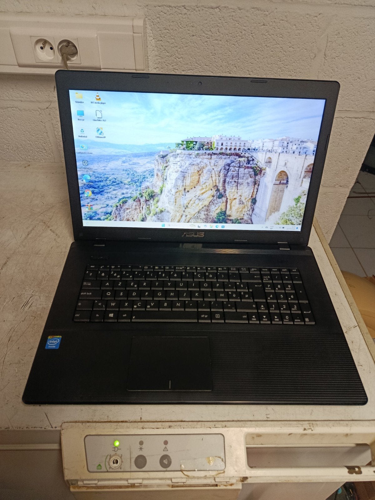 asus 17 inch i5 laptop met windows 11, SSD, azerty, 8GB ram, Computers en Software, Windows Laptops, Ophalen, 15 inch, Azerty