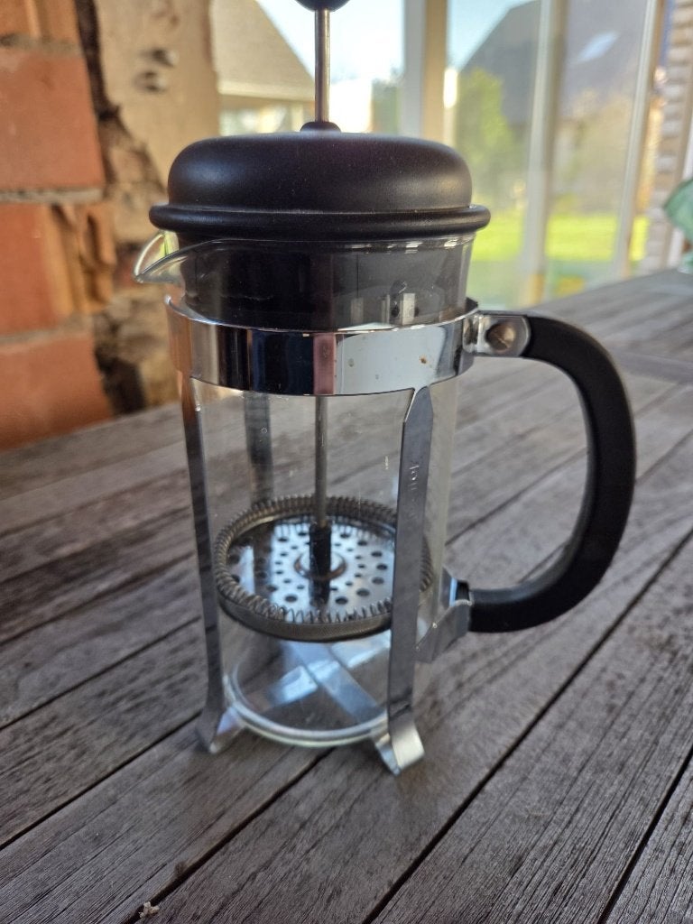 thee kan, Glas, Zo goed als nieuw, Zwart, Ophalen