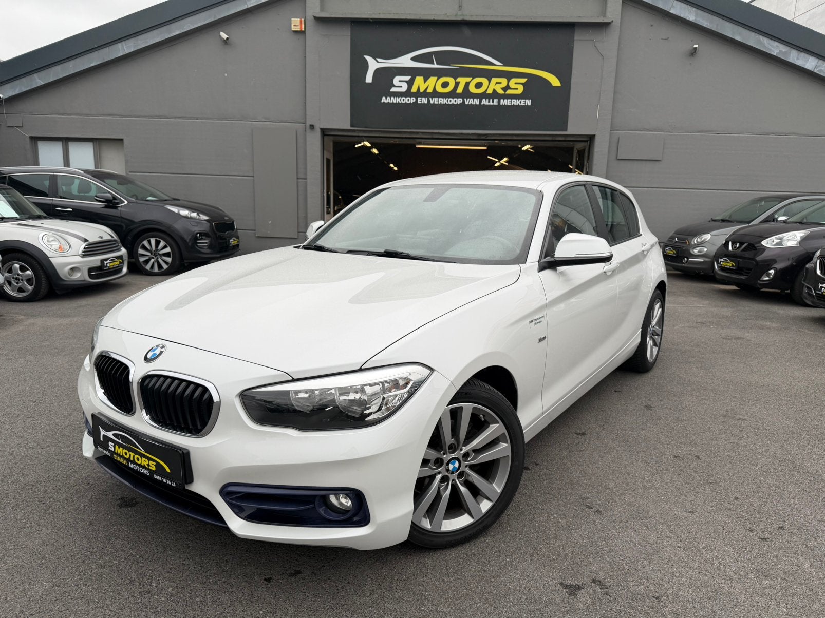 BMW 116i | Carplay | Cruise | Gps | Airco | GARANTIE |, Auto's, Dealer onderhouden, Euro 6, Wit, 5 deurs