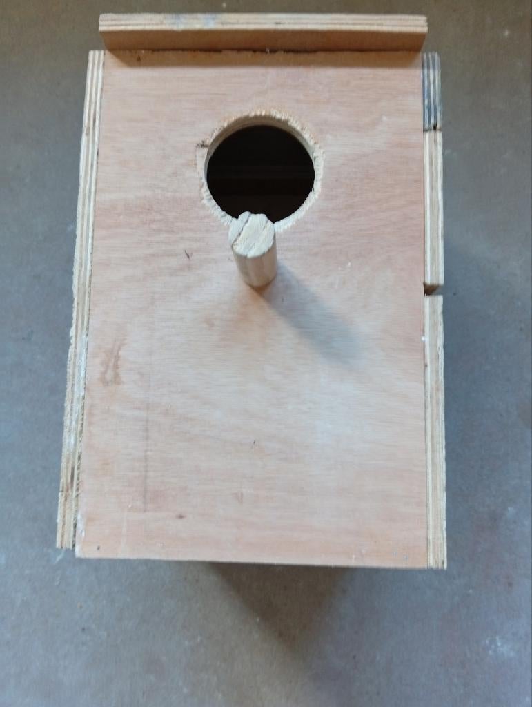 Broedblok grote parkieten toezichtluik, Dieren en Toebehoren, Ophalen, Gebruikt, Hout