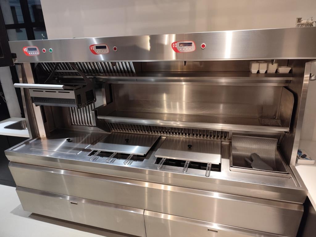 Friteuse Perfecta Volautomatisch met 10kg transfer, Ophalen, Gebruikt, Fornuis, Frituur en Grillen