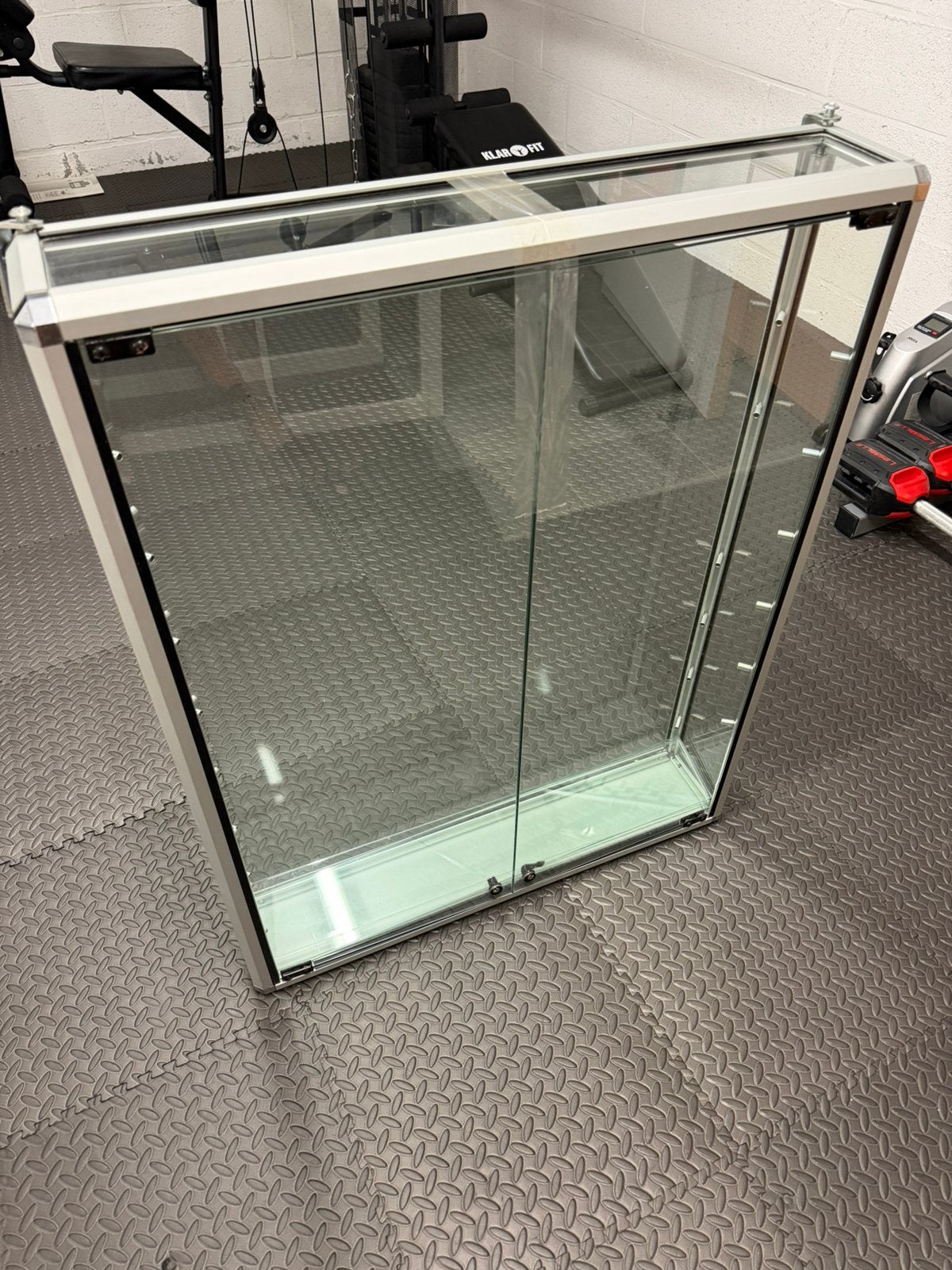 Vitrine professionnelle / d’exposition, Moins de 25 cm, Moins de 100 cm, Comme neuf, Verre