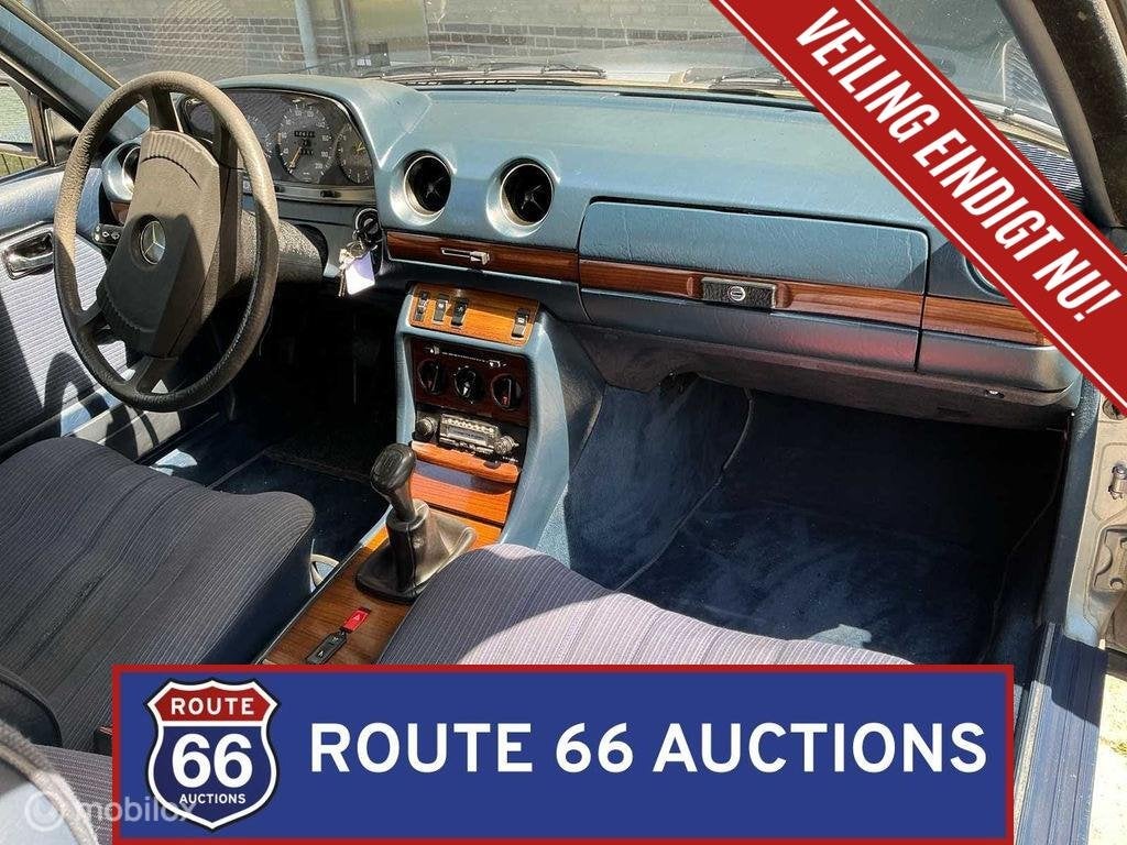 Mercedes-Benz 230 CE | 1983 | Route 66 Auctions, Auto's, Zwart, Mercedes-Benz, Bedrijf, Handgeschakeld
