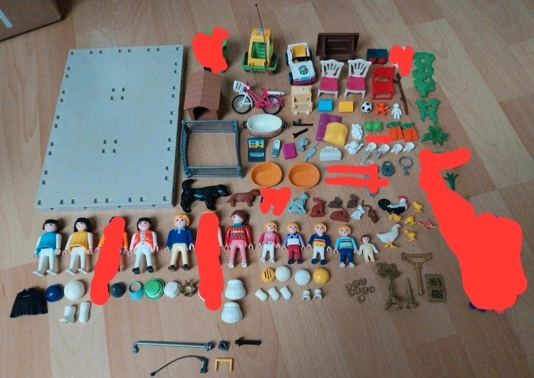 Playmobil allerlei, Enlèvement ou Envoi