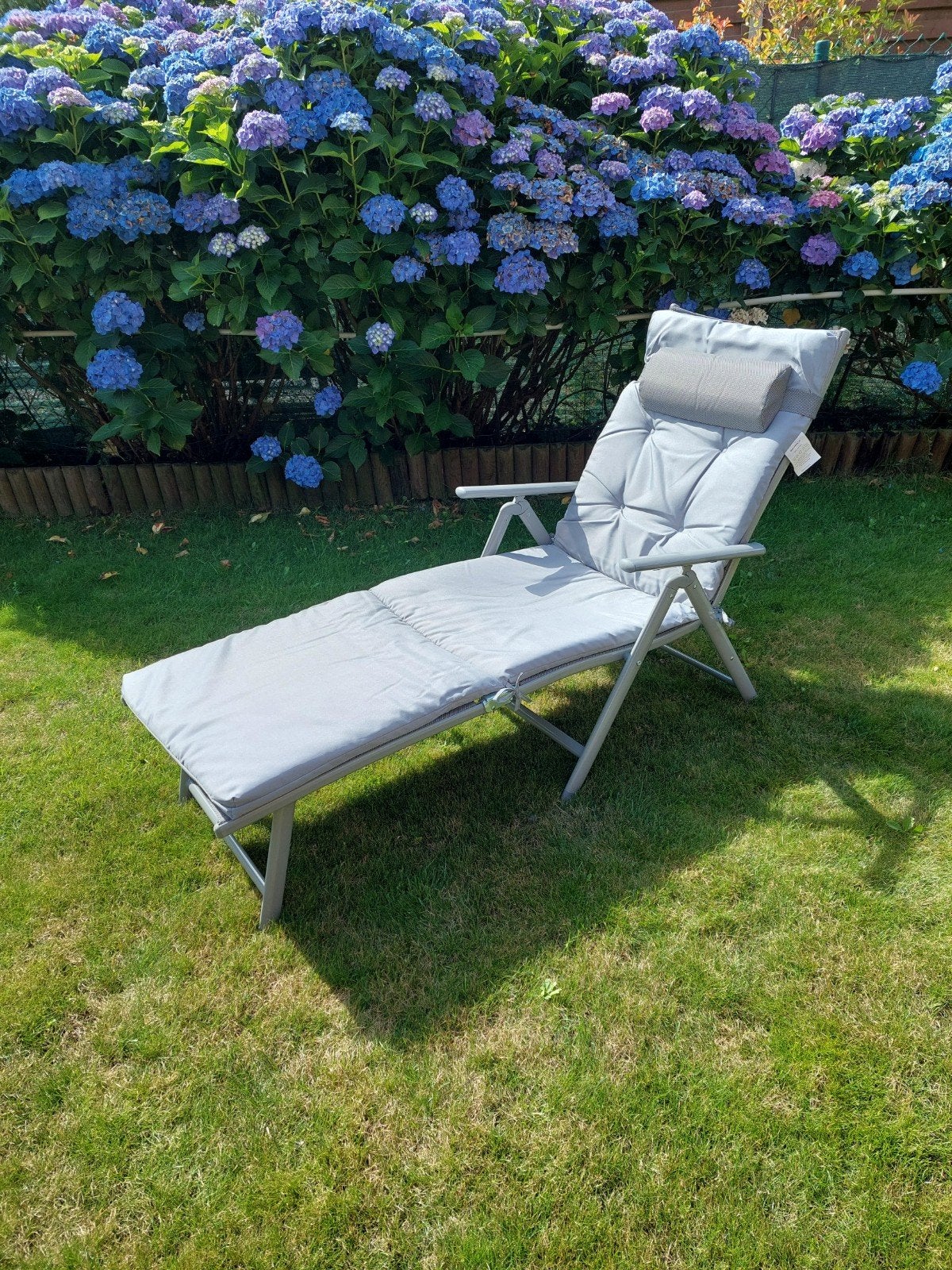 Verstelbare ligstoel, Tuin en Terras, Ligbedden, Aluminium, Verstelbaar, Ophalen