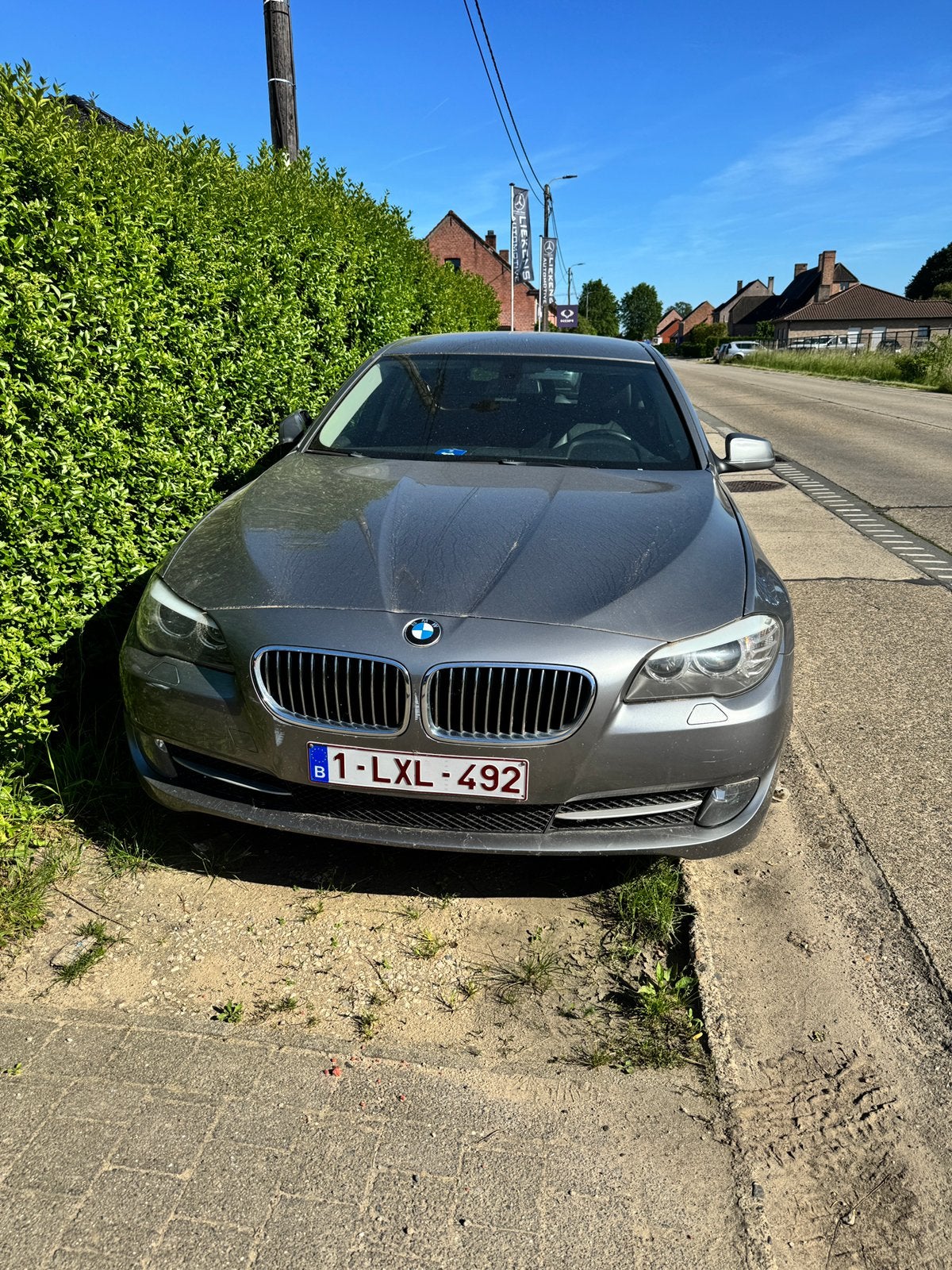 BMW 520D Touring 2011 - 197.000 km, Auto's, 4 deurs, Zwart, Leder, Particulier