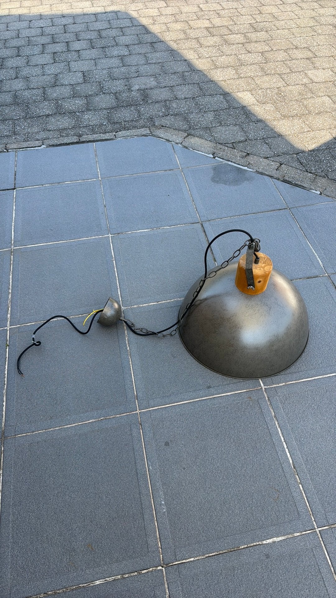 Hanglamp, Ophalen, Gebruikt, Metaal
