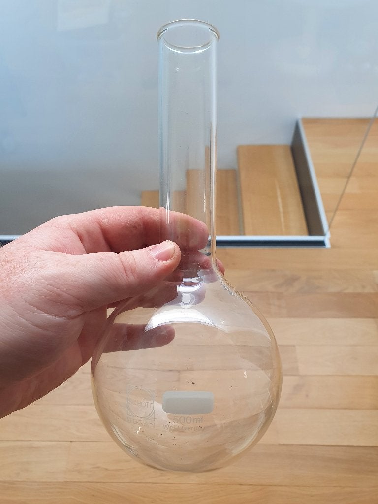 Ballon éprouvette chimie laboratoire 500ml, Antiquités & Art, Enlèvement ou Envoi