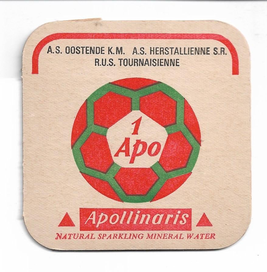 sous-bock Apollinaris, Ophalen of Verzenden, Zo goed als nieuw, Viltje(s)