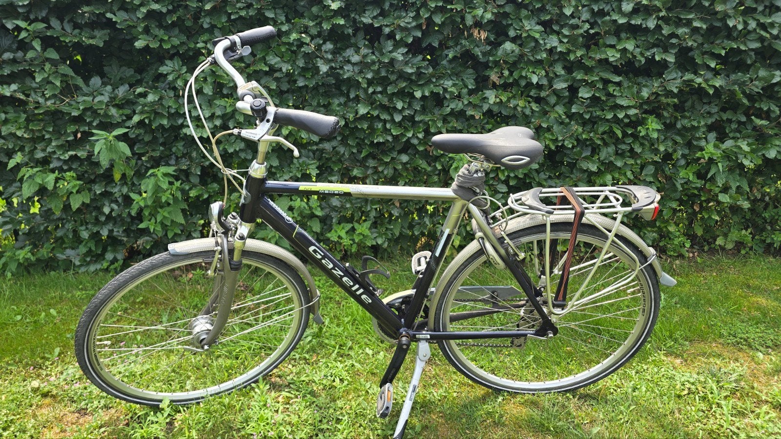 Gazelle Pure Medeo, Fietsen en Brommers, Fietsen | Heren | Herenfietsen, Ophalen, Gebruikt, Velgrem, Versnellingen