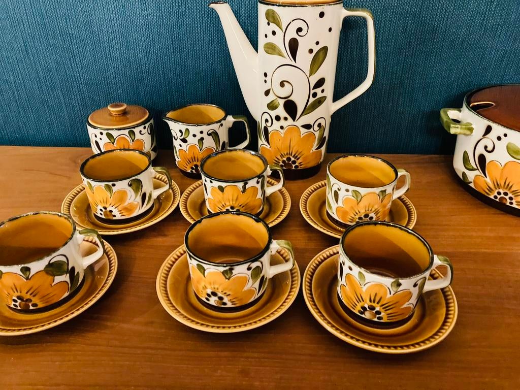 Boch Paradiso volledig koffieservies 6pers of  12 pers, Antiek en Kunst, Ophalen of Verzenden