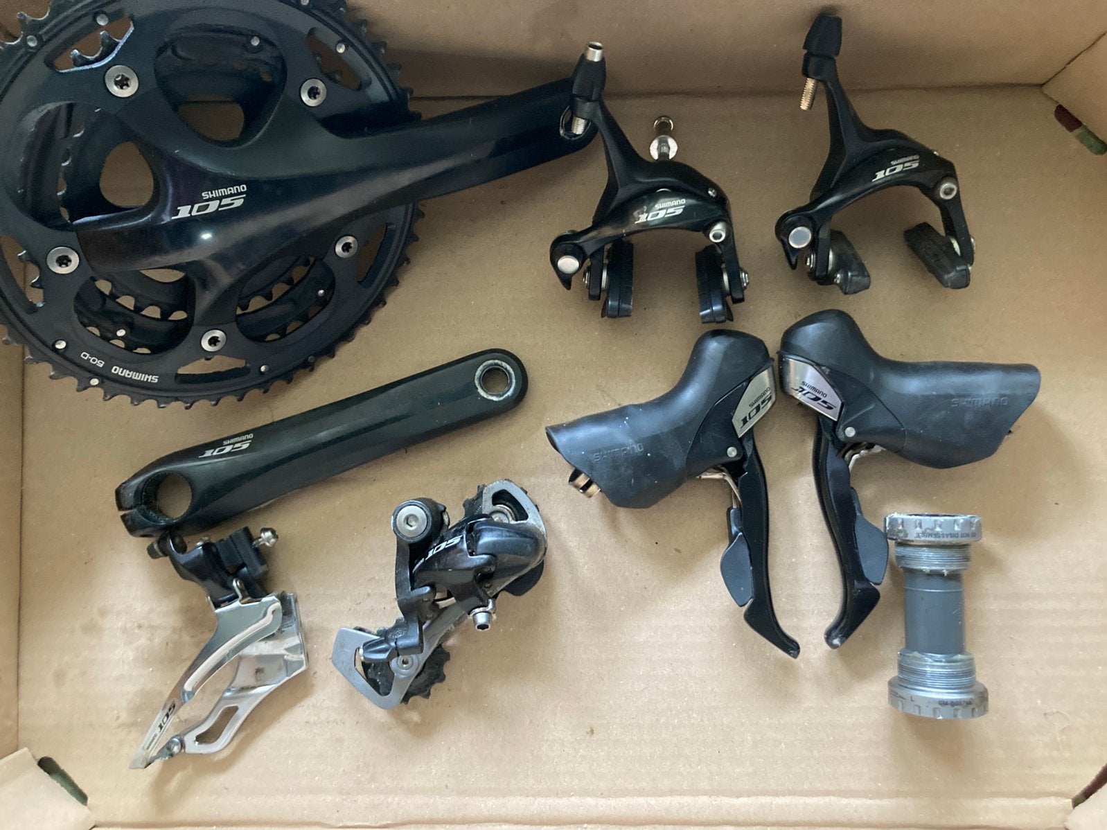 Groupe de vélo de route Shimano 105, Vélos & Vélomoteurs, Enlèvement ou Envoi, Comme neuf, Racefiets, Autres types