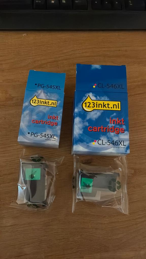 NIEUW - Inkt cartridge CL-546XL & PG-545XL, Computers en Software, Printerbenodigdheden, Ophalen, Zo goed als nieuw, Cartridge