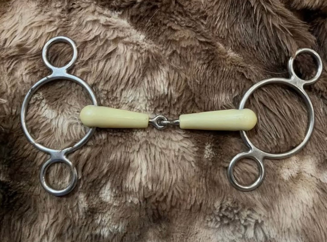 Pessoa appel bit 13 cm, Dieren en Toebehoren, Ophalen of Verzenden, Zo goed als nieuw, Pessoa, Bit