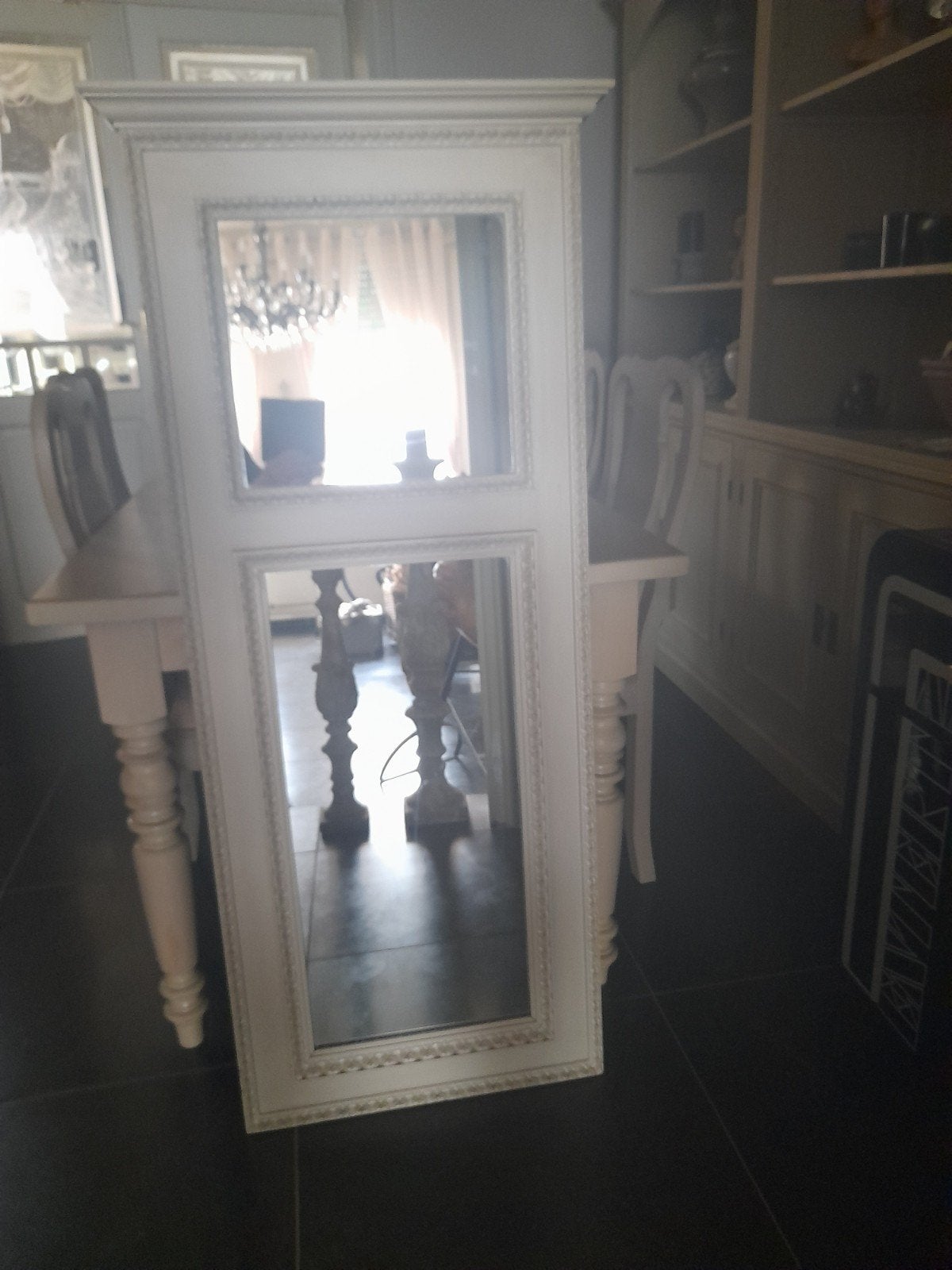 Antique oude houten wandspiegel., Enlèvement