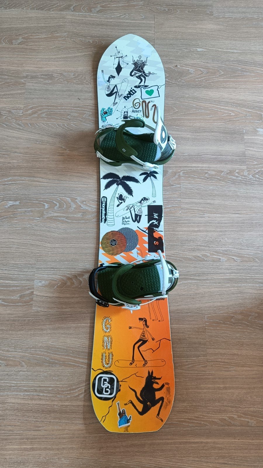 Gnu money snowboard 156, Sport en Fitness, Snowboarden, Ophalen, Gebruikt, Board