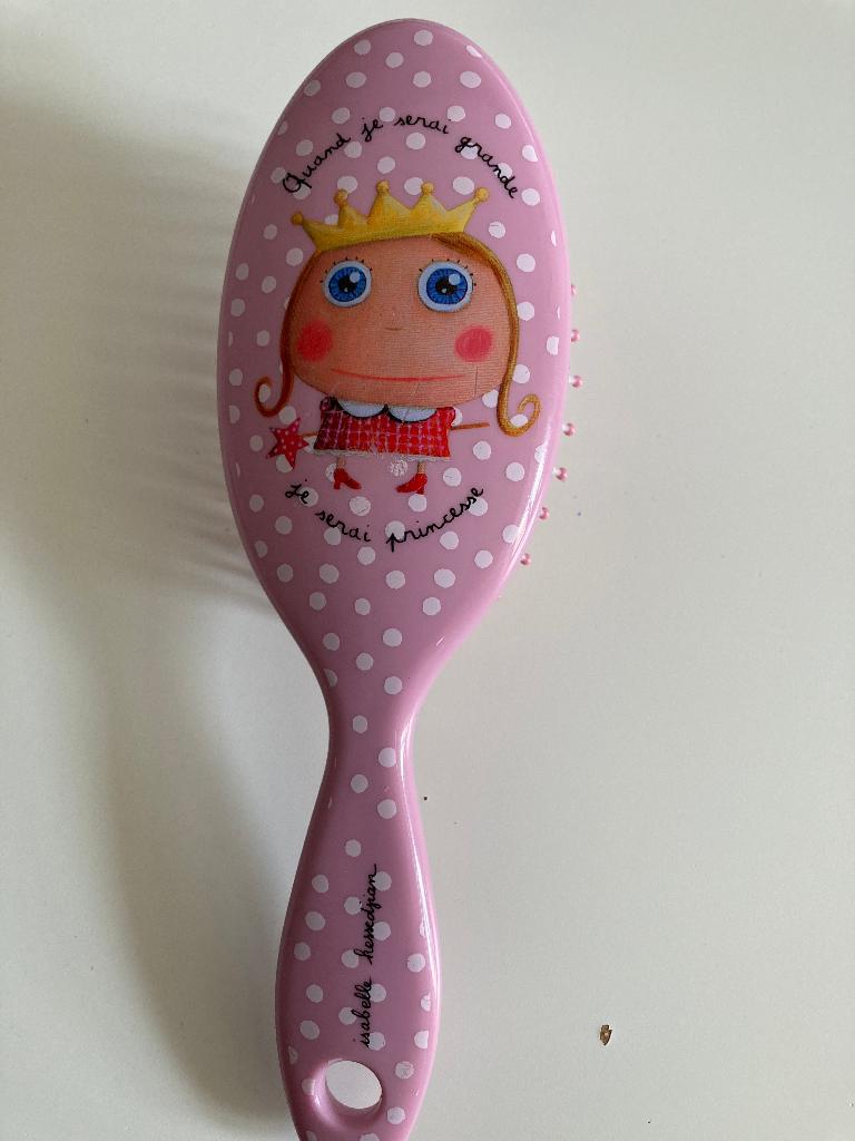 Brosse à cheveux pour enfant - I. Hesdejian, Handtassen en Accessoires, Uiterlijk | Haarverzorging, Ophalen, Gebruikt, Kam of Borstel