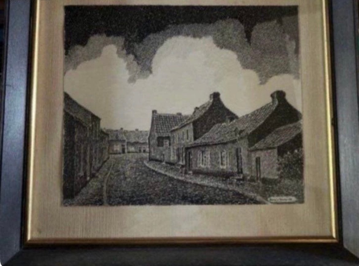 Gesigneerd schilderij uit 1937, Ophalen, Gesigneerd