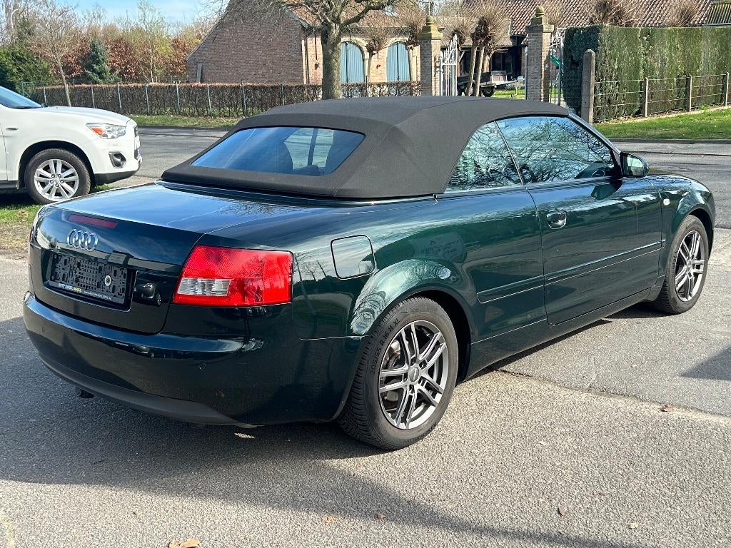 Audi A4 2.5TDi Cabrio, 2003, 217.110km, 1e eige, Keuring VVK, Auto's, Bluetooth, 4 zetels, Achterwielaandrijving, 4 cilinders