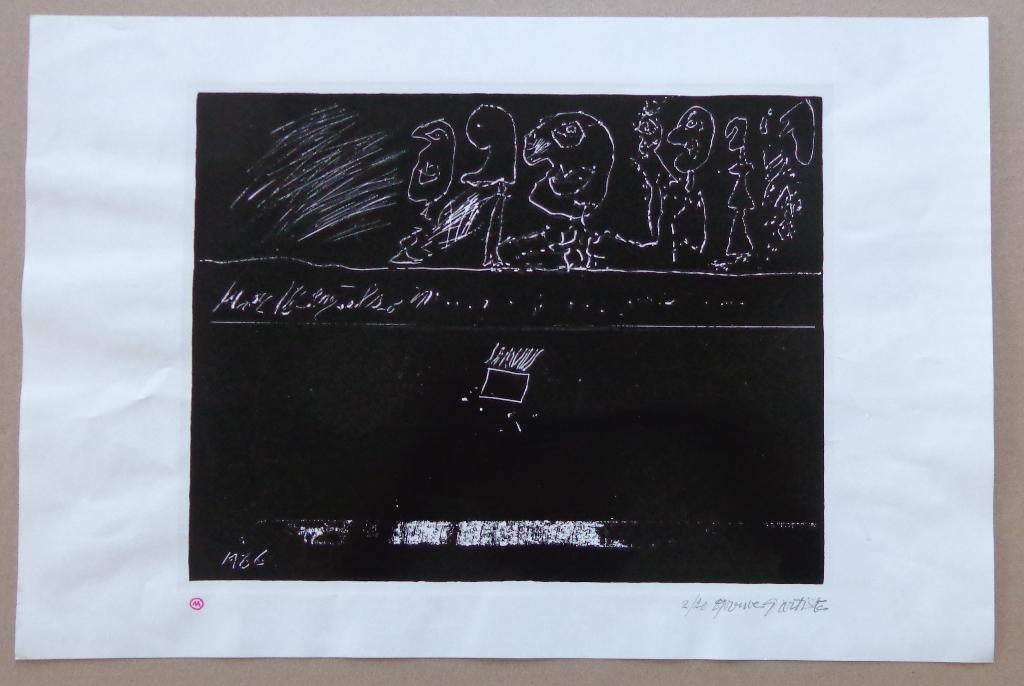 MARC MENDELSON / GRAN TRAMONTANA / ZW-W LITHO / 32x48cm MONO, Ophalen of Verzenden