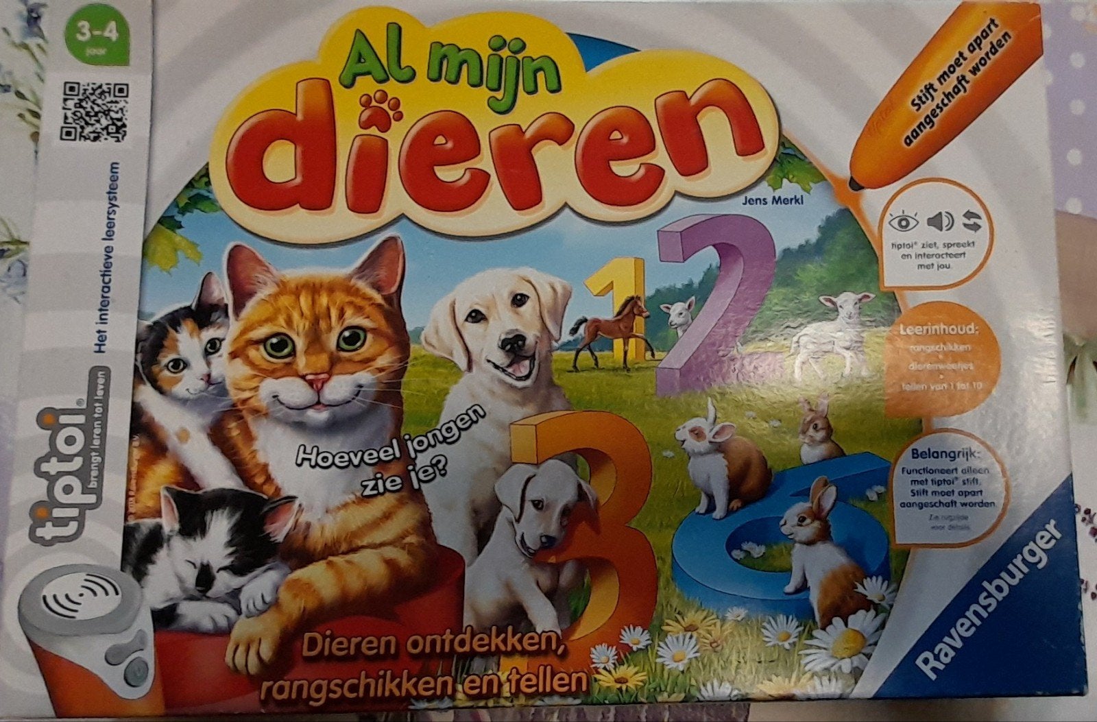 Al mijn dieren 'dieren ontdekken, rangschikken en tellen (4), Ophalen of Verzenden, Puzzelen