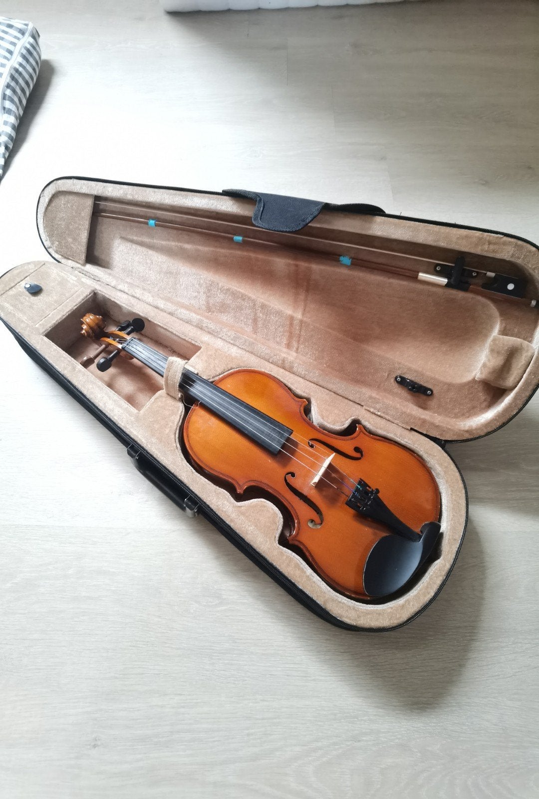 Viool 3/4 maat, inclusief koffer en strijkstok, Muziek en Instrumenten, Ophalen, Viool, Met koffer