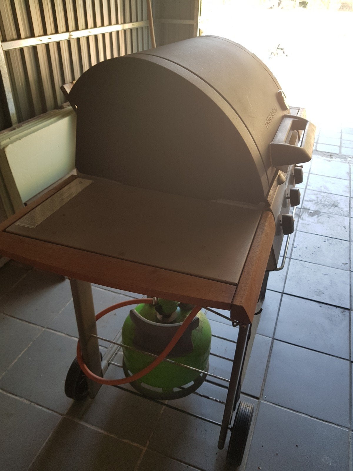 Gas barbecue, Ophalen, Zo goed als nieuw