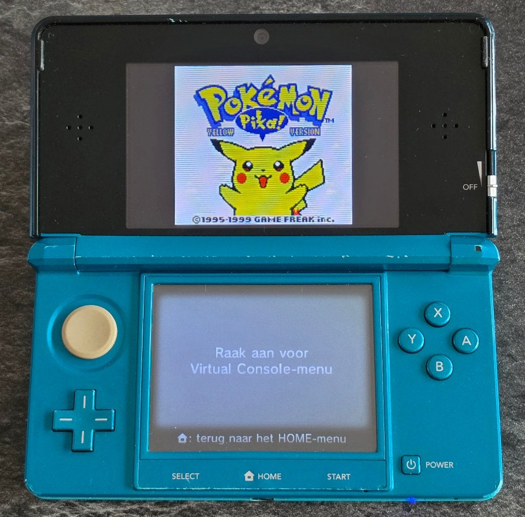Nintendo 3DS Console (L-knop werkt niet) Pokemon Yellow erop, Games en Spelcomputers, Spelcomputers | Nintendo 2DS en 3DS, Ophalen of Verzenden