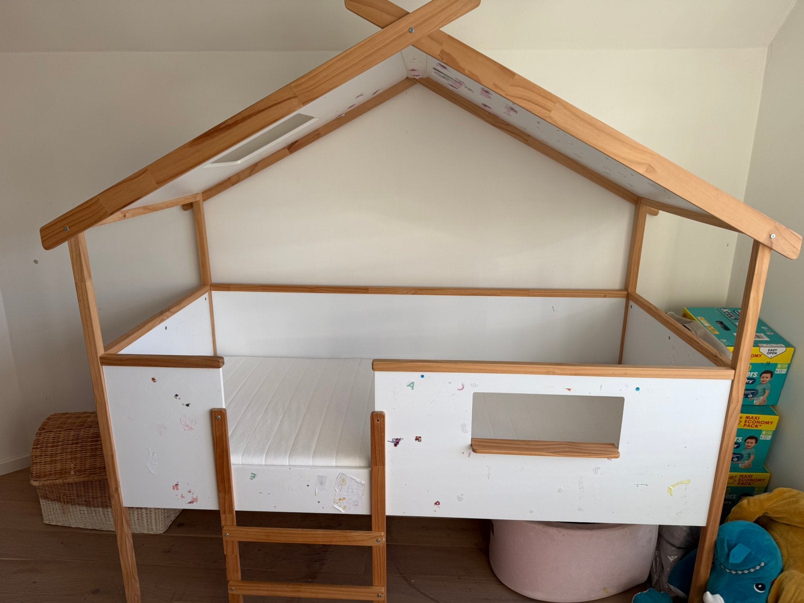 Lit cabane, Ophalen, Gebruikt