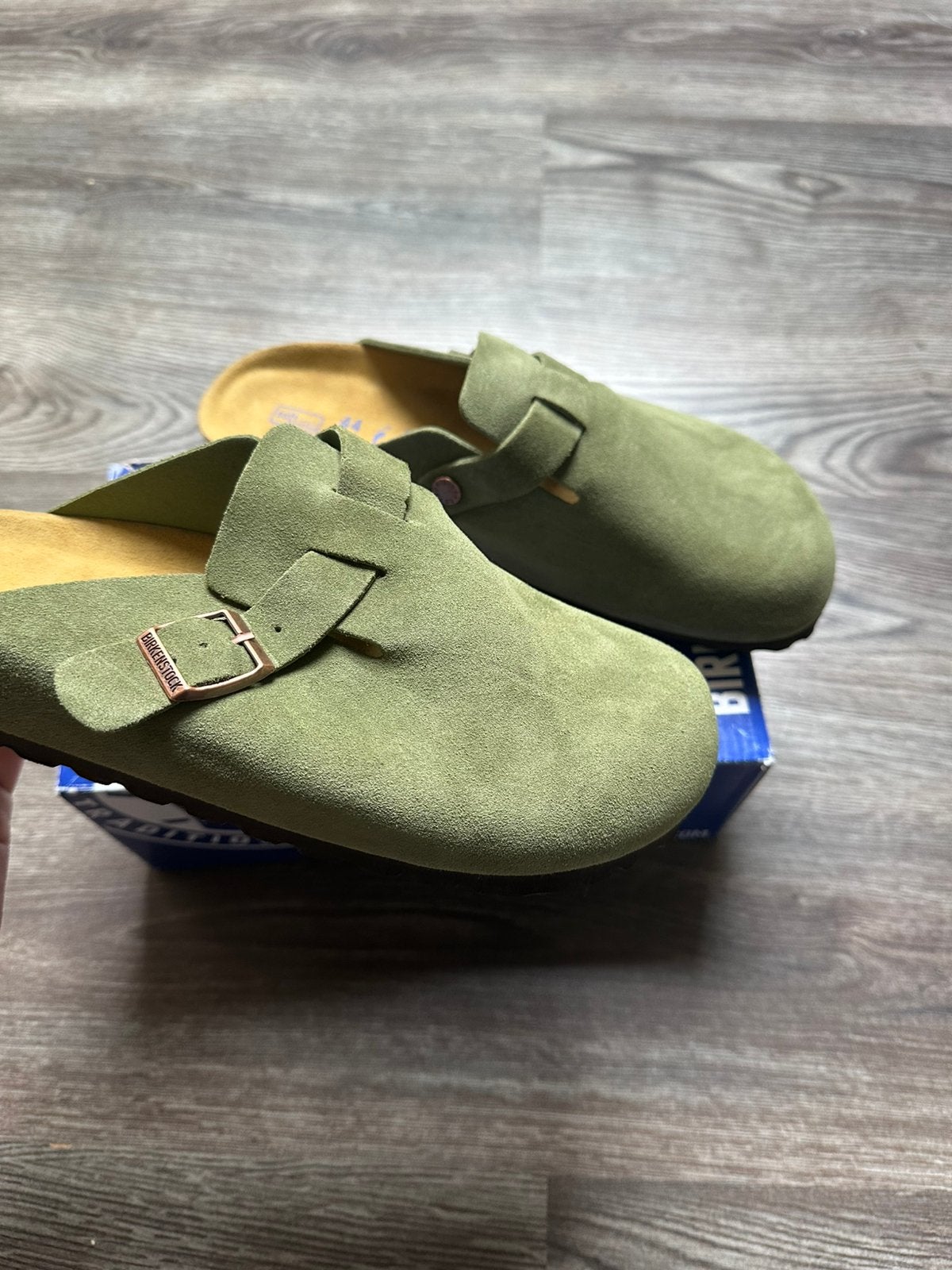 Birkenstock Boston Thyme/Green Taille 44, Vêtements | Hommes, Enlèvement ou Envoi, Comme neuf