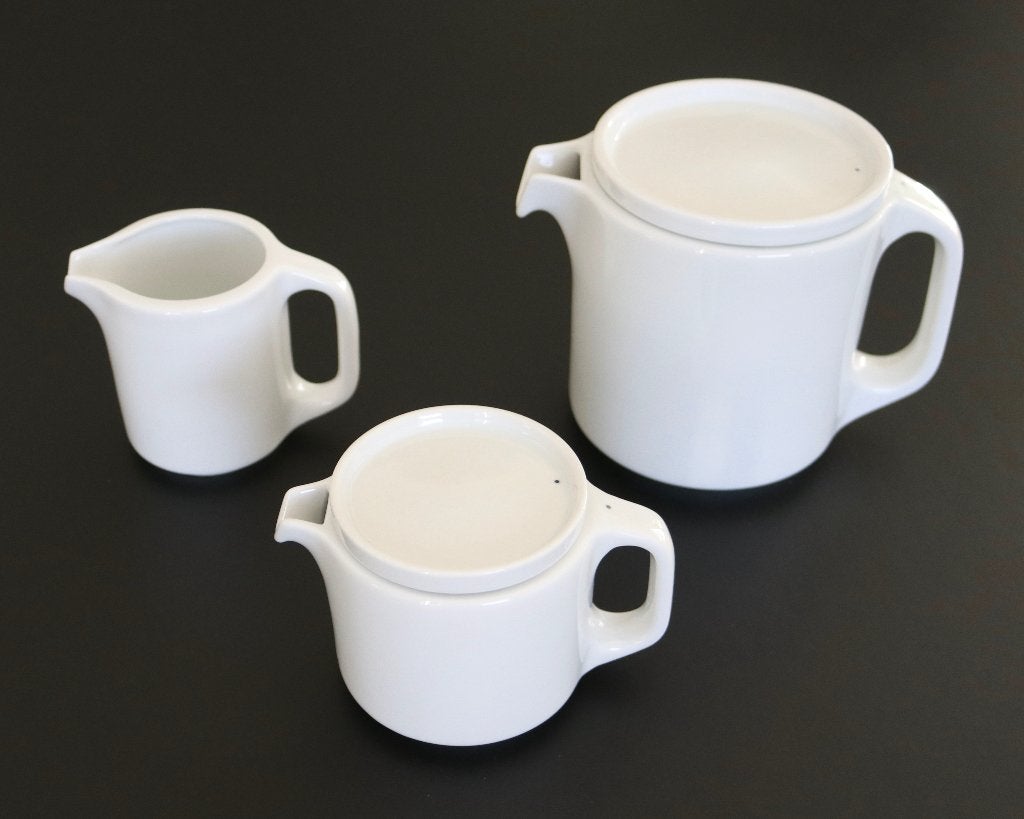3 X Vintage Thomas Rosenthal design thee / koffiepot - MoMA, Enlèvement ou Envoi, Pierre/céramique, Marqué