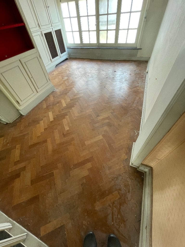 Parketvloer massief, Gebruikt, Minder dan 50 cm, 10 m² of meer, Hout