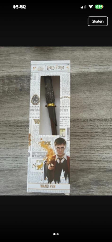 Harry potter pen, Ophalen of Verzenden, Zo goed als nieuw