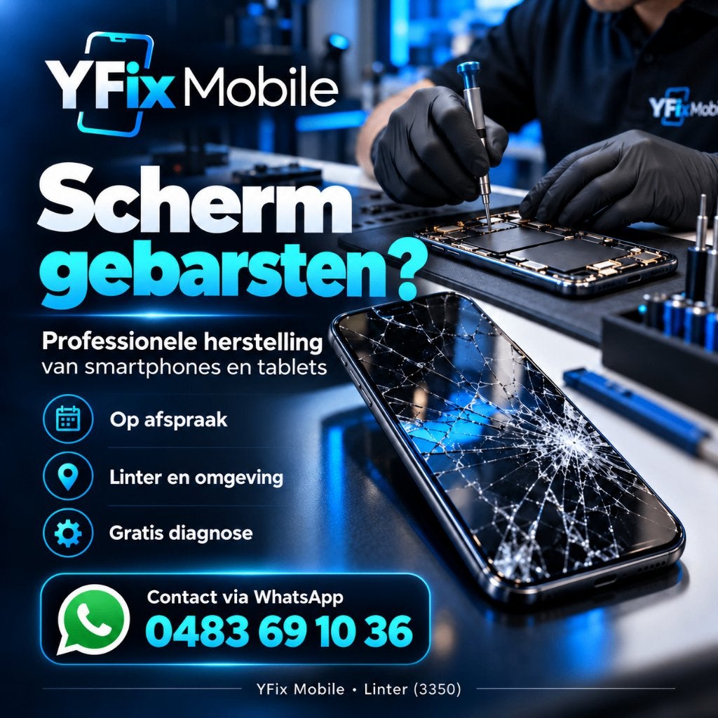 SCHERM GEBARSTEN? BATTERI SNEL LEEG?, Neuf, Enlèvement, Sans simlock, Android OS