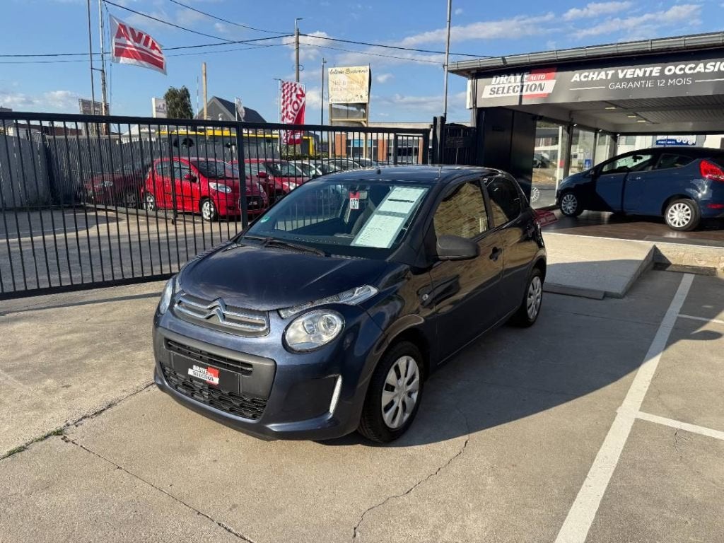 Citroën C1, Auto's, Voorwielaandrijving, Euro 5, Stof, Zwart