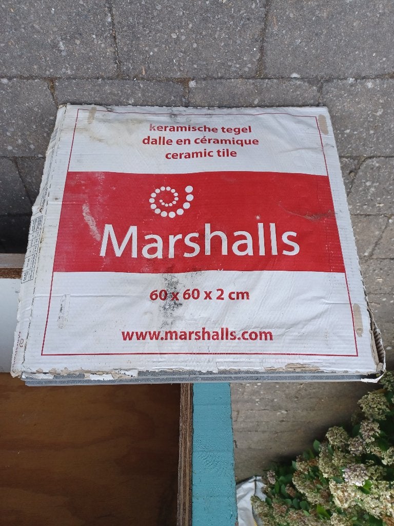 Terrastegels, Ophalen, Nieuw, Terrastegels