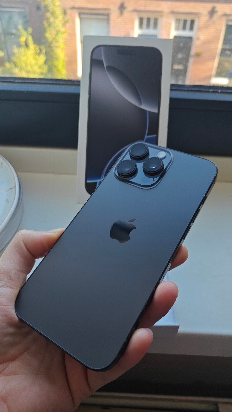 iPhone 16 Pro Max 256 GB zwart, Telecommunicatie, 256 GB, Gebruikt, 89 %, Zwart