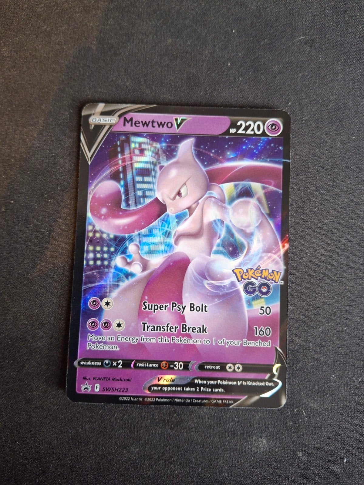 Mewtwo V SWSH223, Ophalen of Verzenden