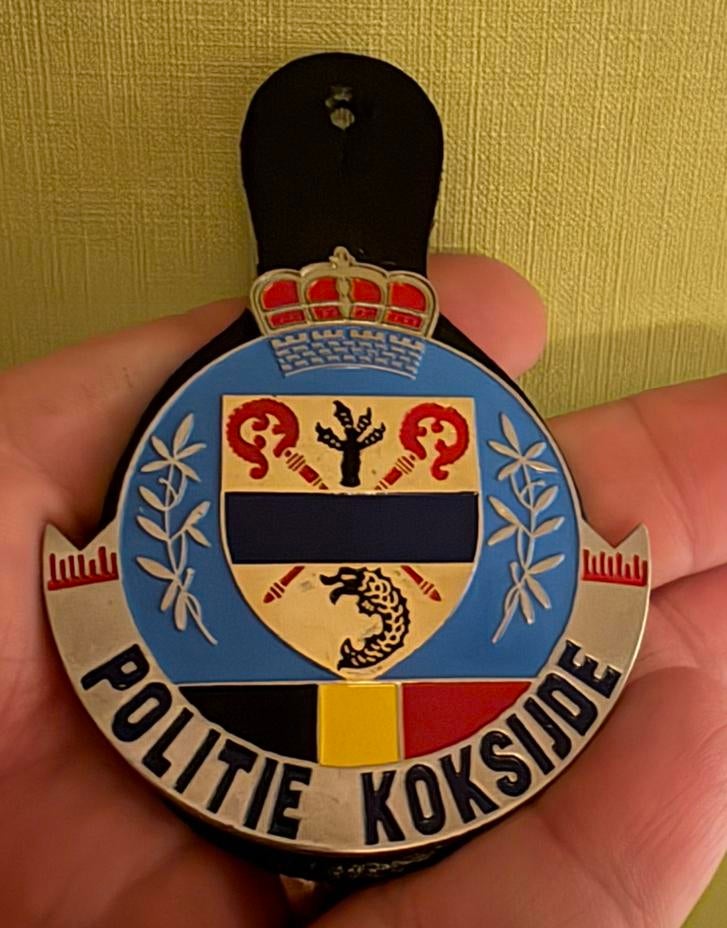 Breloque police communale Coxyde, Ophalen of Verzenden, Overige soorten, Embleem of Badge