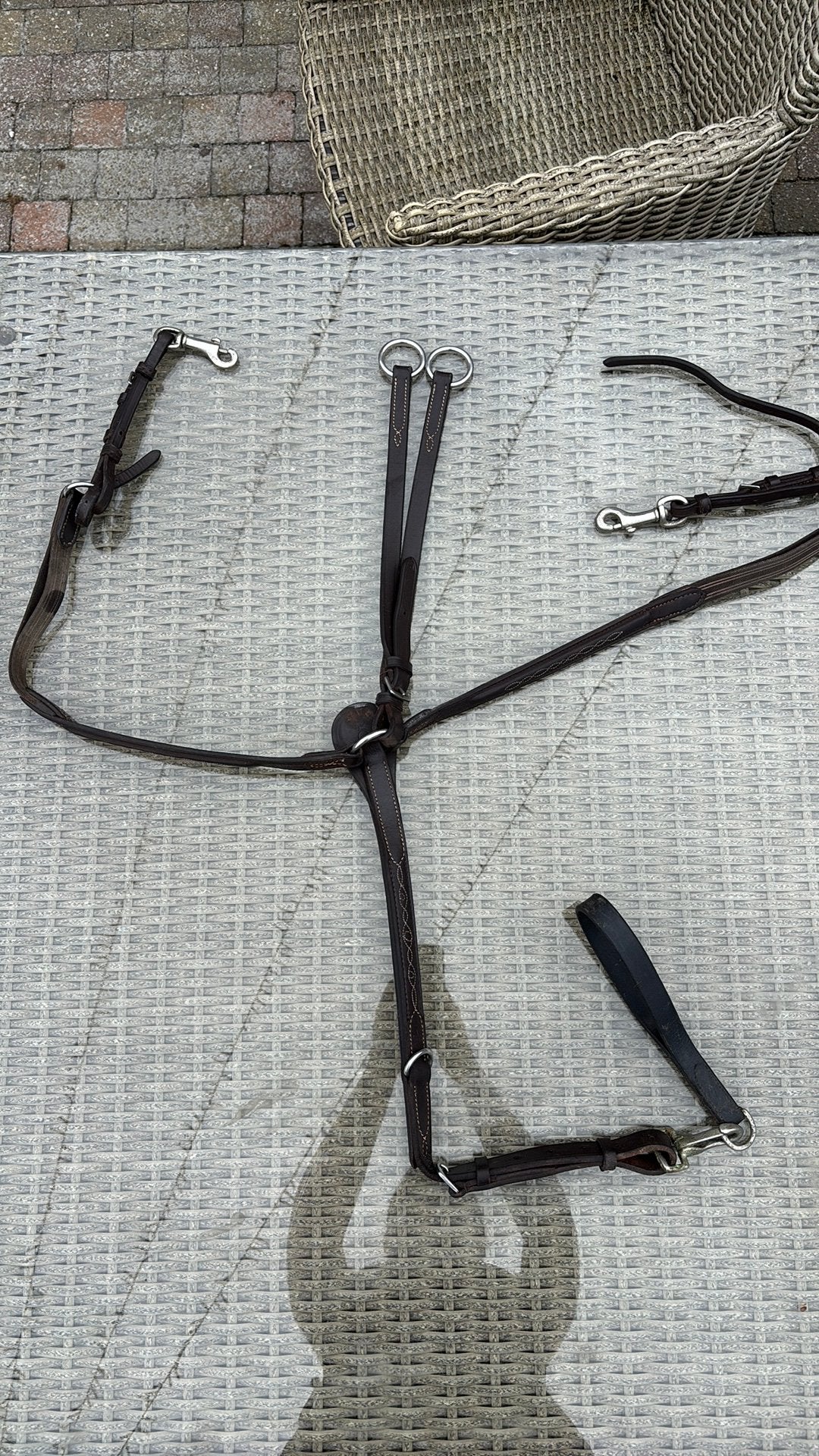 Fouganza martingale, Dieren en Toebehoren, Ophalen, Gebruikt, Overige disciplines, Bruin
