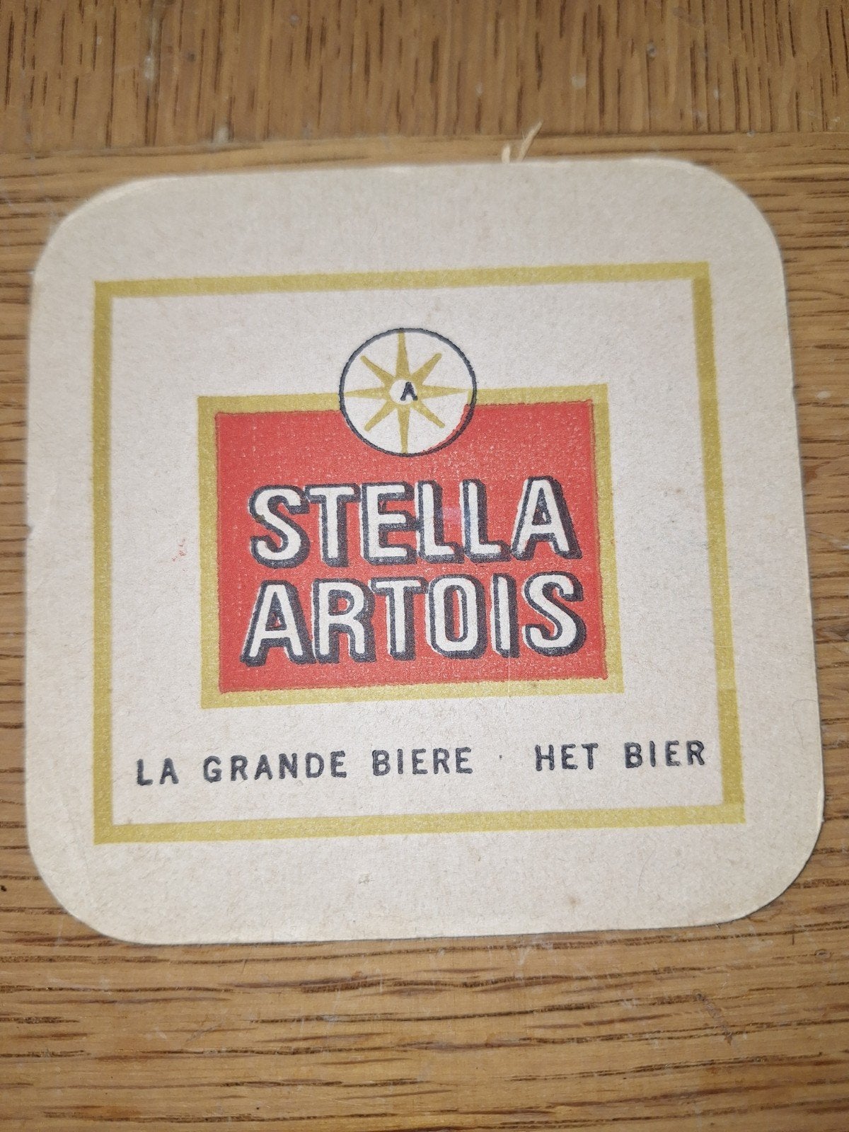 oud bierviltje Stella Artois bier brouwerij Interbrew Leuven, Ophalen of Verzenden, Stella Artois