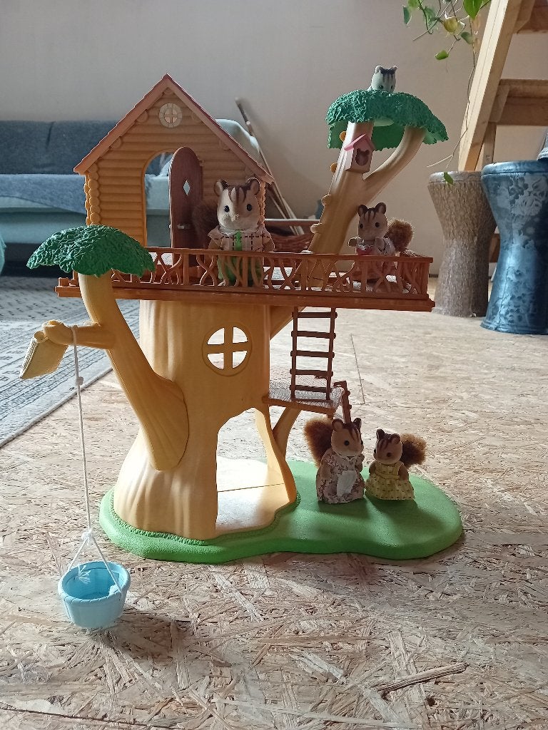 Sylvanian Boomhut, Kinderen en Baby's, Speelgoed | Poppenhuizen, Ophalen, Gebruikt, Poppenhuis