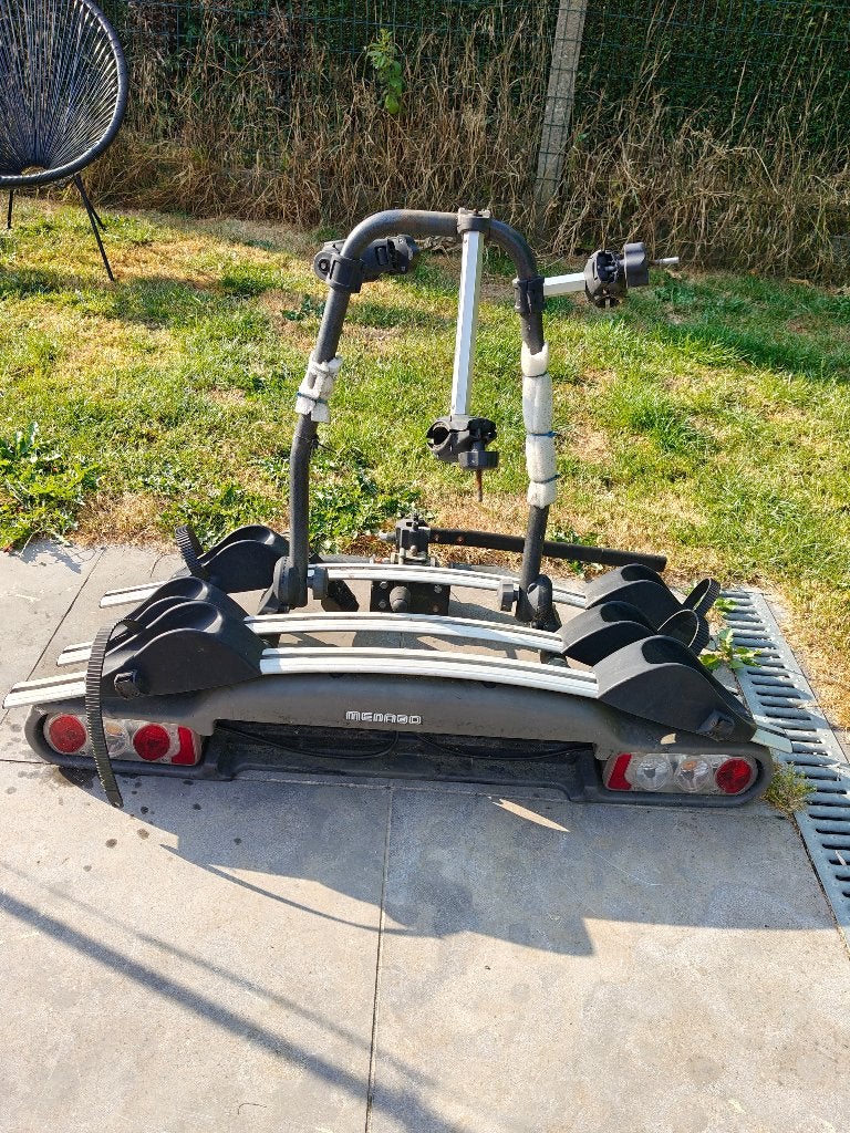 Menabo fietsdrager 3 fietsen, Support d'attelage, Pneus larges, 3 vélos ou plus, Enlèvement