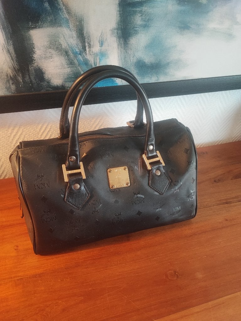 Michael Cromer-handtas, München, vintage MCM uit de jaren 80, Handtassen en Accessoires, Ophalen of Verzenden, Gebruikt, Handtas