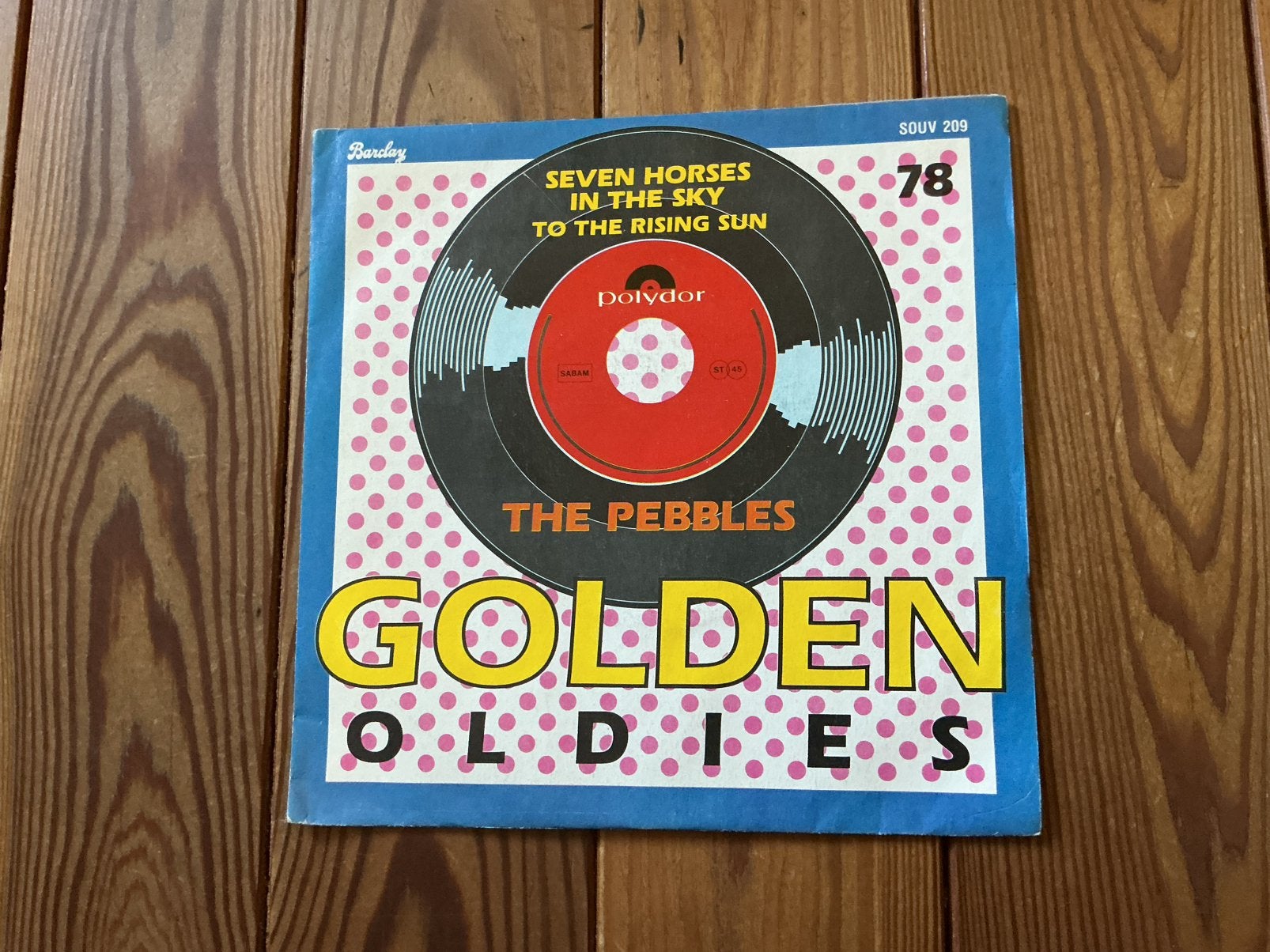 7” the Pebbles - seven horses in the sky/ to the rising sun, Cd's en Dvd's, Ophalen of Verzenden, Zo goed als nieuw