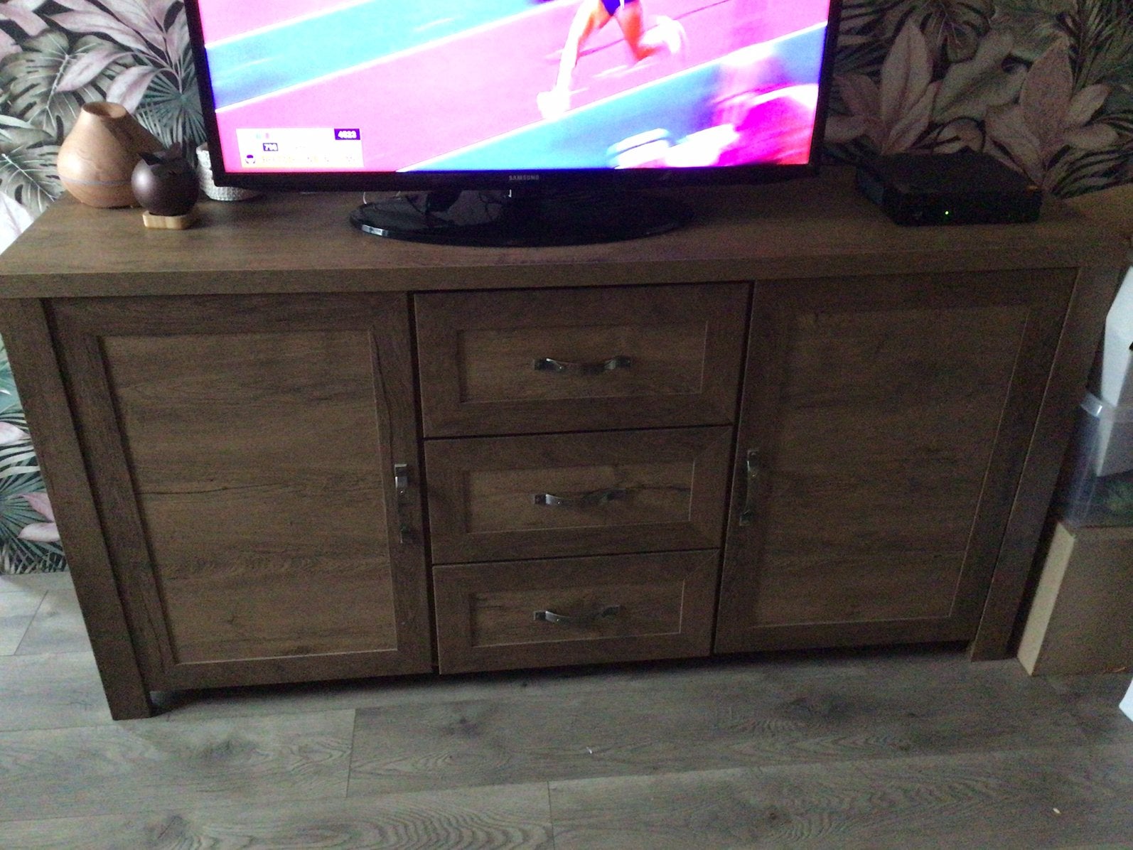 Donkerbruin dressoir, zo goed als nieuw, Enlèvement, Comme neuf