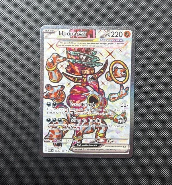 Hoopa Téracristal EX 226/182 FR (carte Pokémon), Enlèvement ou Envoi, Comme neuf, Cartes en vrac