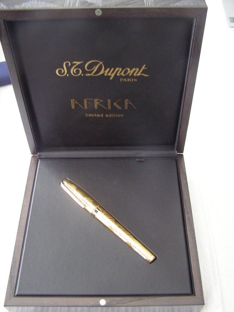 Stylo plume Dupont Africa Edition limitée : fountain pen, Neuf, Autres marques, Enlèvement ou Envoi, Avec boîte