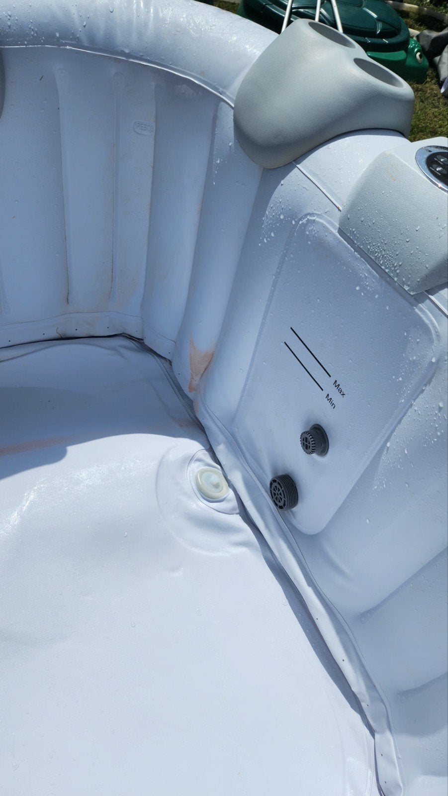 Jacuzzi arebos, Enlèvement