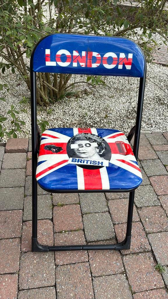Londen plooistoel/campingstoel, Ophalen, Gebruikt